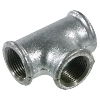 T-piece 1 zinc plated  FG1301 AGRALV
