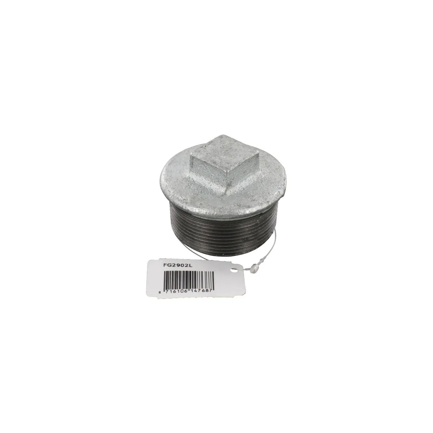 Plug zinc-plated outer 2  FG2902L AGRALV