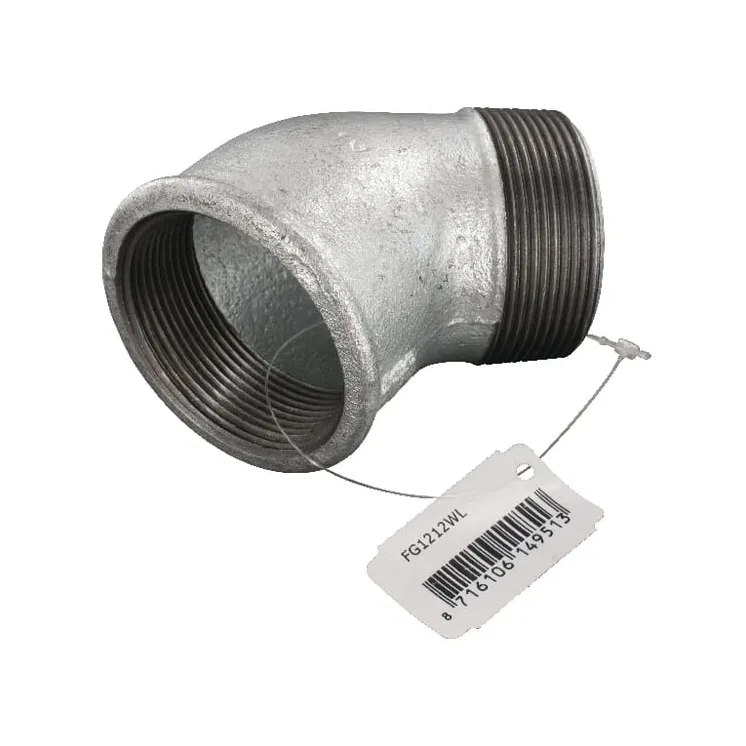 Elbow 45Â° female/male zn. 2  FG1212WL AGRALV