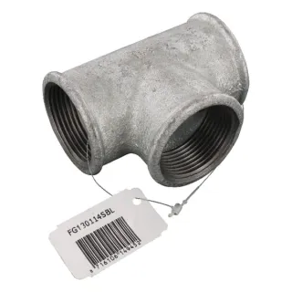 Tee zinc-plated 1 1/4  FG130114SBL AGRALV