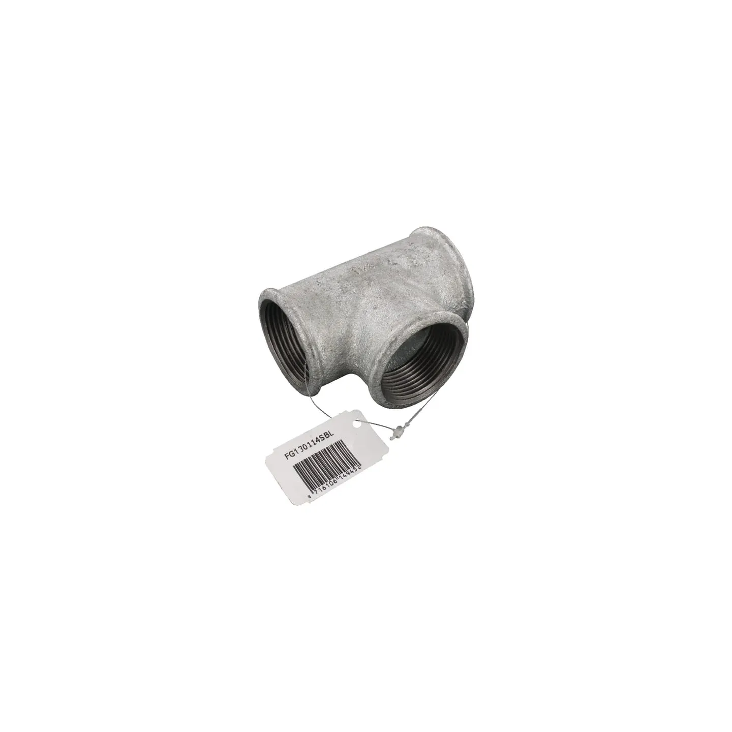 Tee zinc-plated 1 1/4  FG130114SBL AGRALV