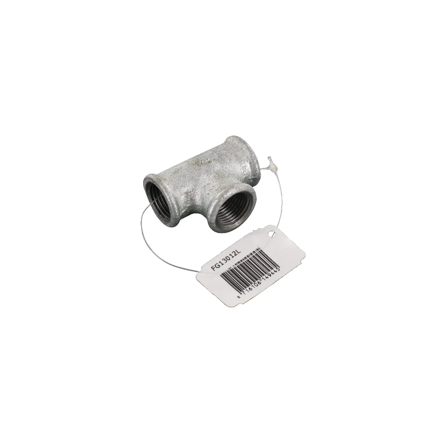 Tee zinc-plated 1/2  FG13012L AGRALV