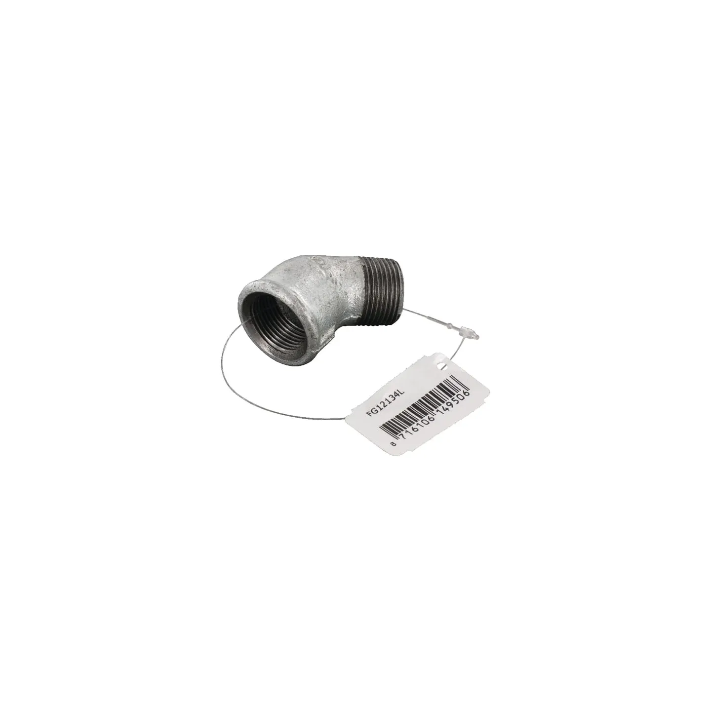 Elbow 45Â° female/male zn. 3/4  FG12134L AGRALV