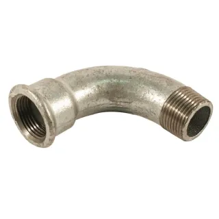 Elbow 90Â° fem./male galv. 4  FG14 AGRALV
