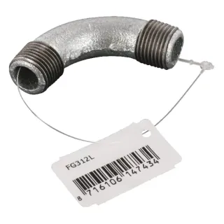 Bend 90Â° male zn. 1/2  FG312L AGRALV