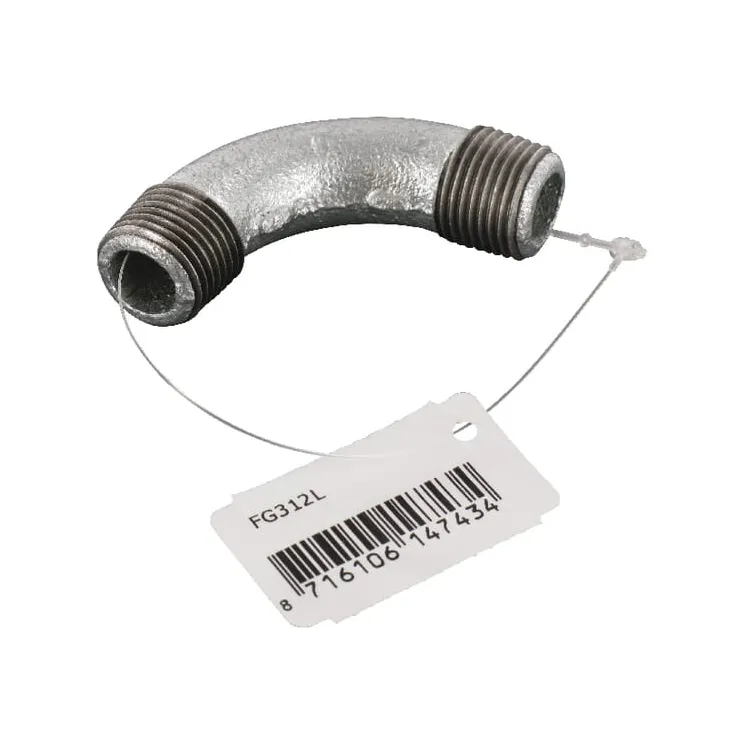 Bend 90Â° male zn. 1/2  FG312L AGRALV