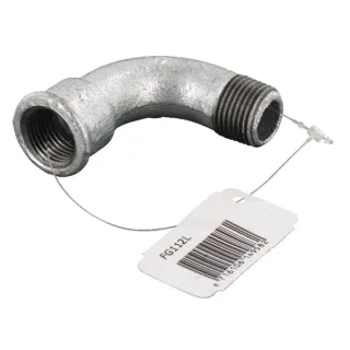 Bend 90Â° female/male zn. 1/2  FG112L AGRALV