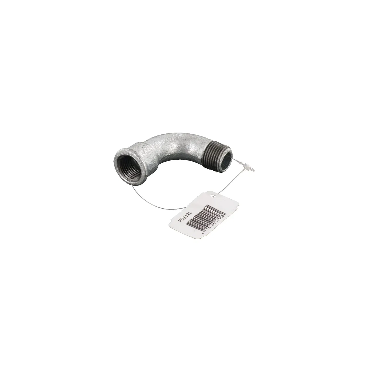 Bend 90Â° female/male zn. 1/2  FG112L AGRALV