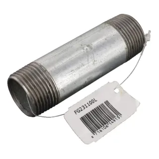 Caurules nipelis galv. 1x100mm FG231100L AGRALV