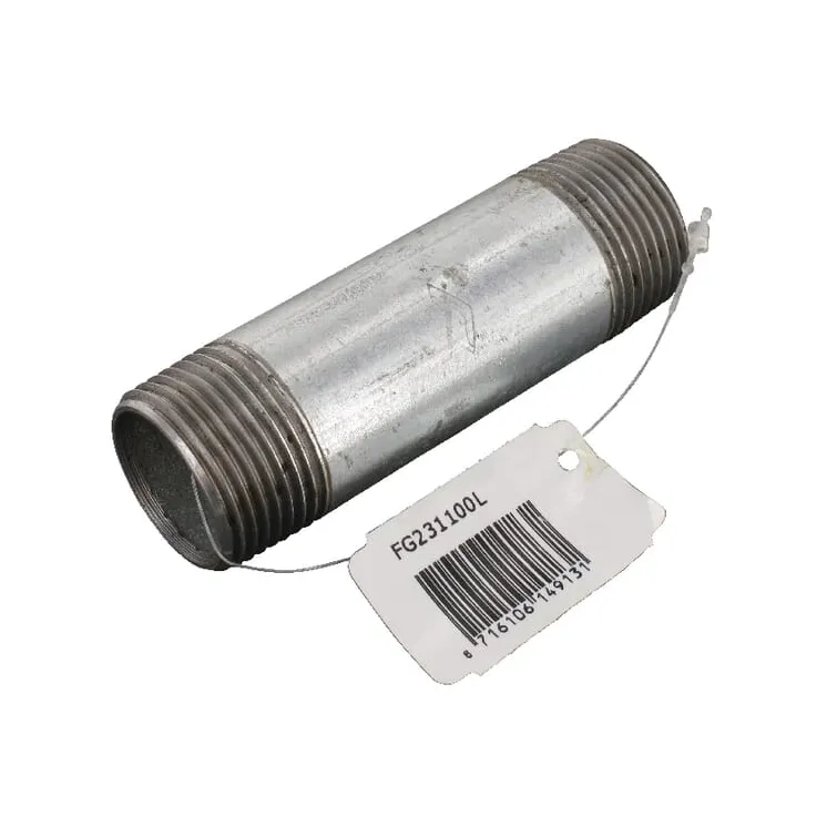 Caurules nipelis galv. 1x100mm FG231100L AGRALV