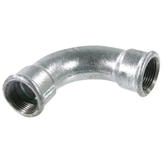 Elbow 90Â° fem/fem galv. 2  FG22 AGRALV