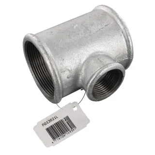 Tee zinc-plated 2x1  FG13021L AGRALV