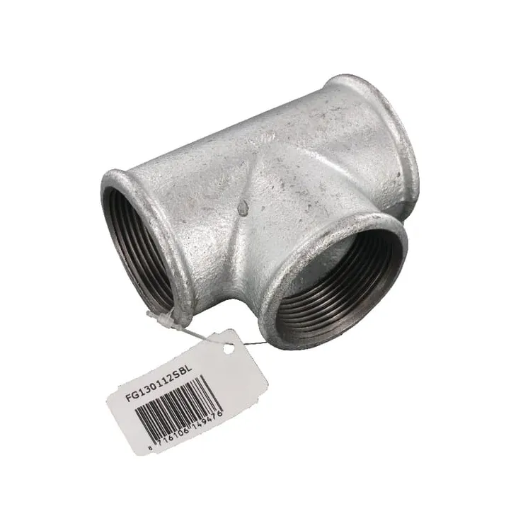 Tee zinc-plated 1 1/2  FG130112SBL AGRALV