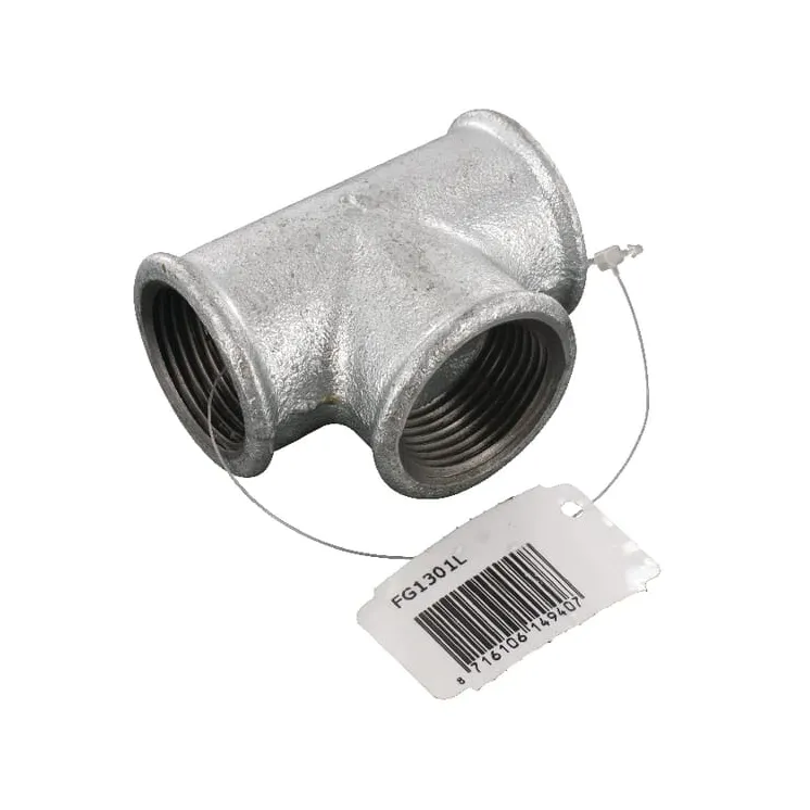 Tee zinc-plated 1  FG1301L AGRALV