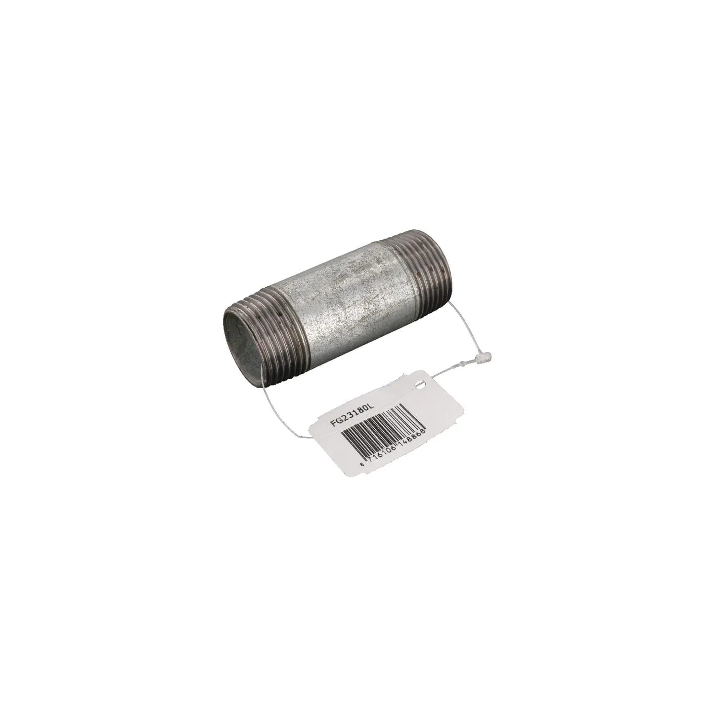 Pipe nipple galv. 1x80mm  FG23180L AGRALV
