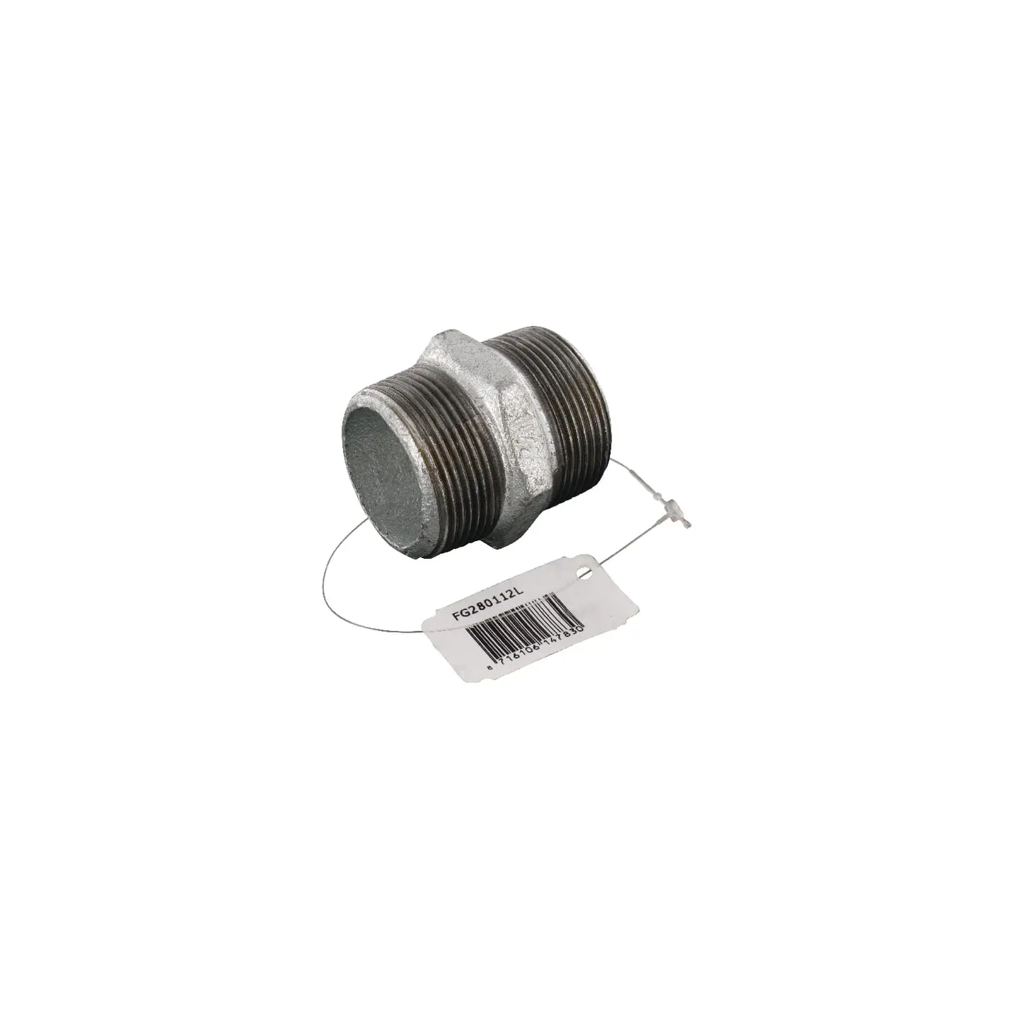 Double nipple male zn. 1 1/2  FG280112L AGRALV
