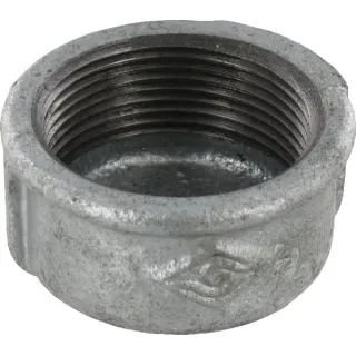 Cap round female zn. 1 1/2  FG301112L AGRALV