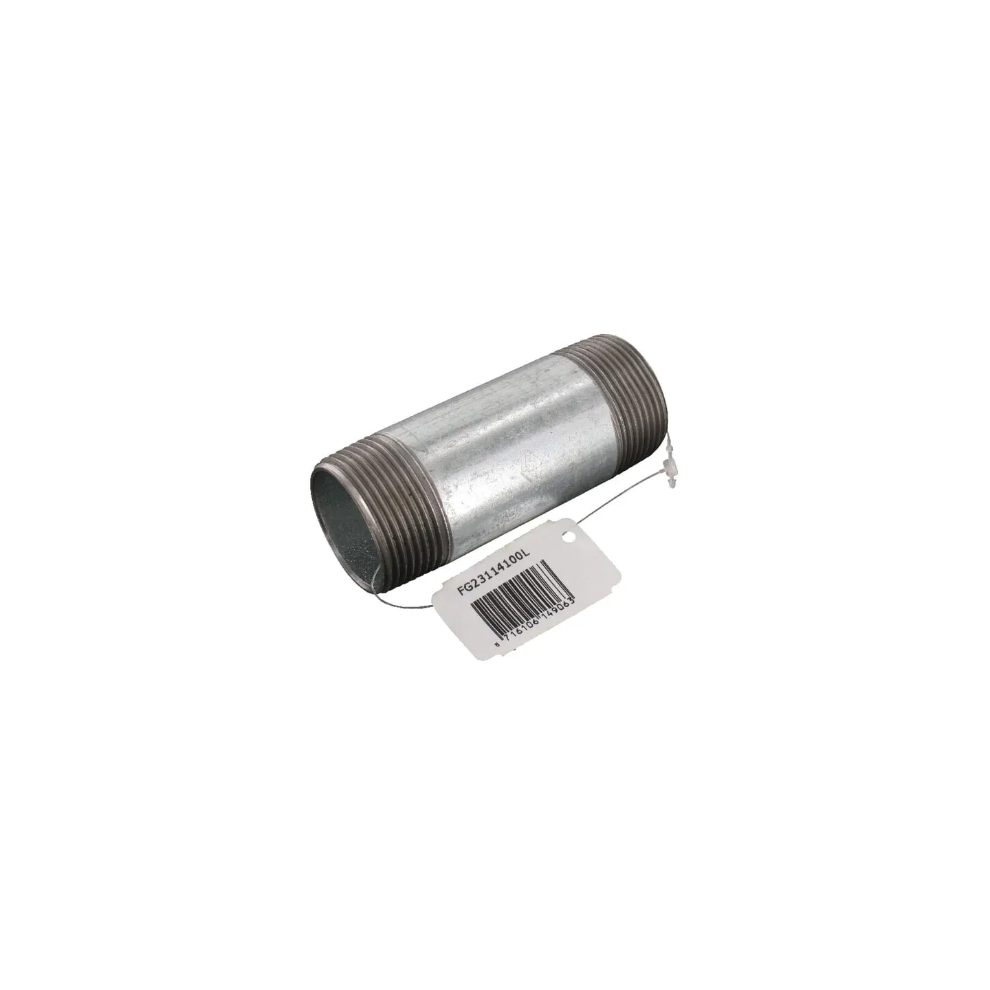 Caurules nipelis galv. 1 1/4x100 mm FG23114100L AGRALV