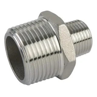 Reduktors S.S. M 1/2x3/8 FG2451238RVS AGRALV