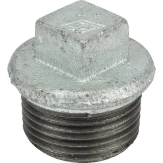 Plug galvanized male 1/4  FG29014 AGRALV