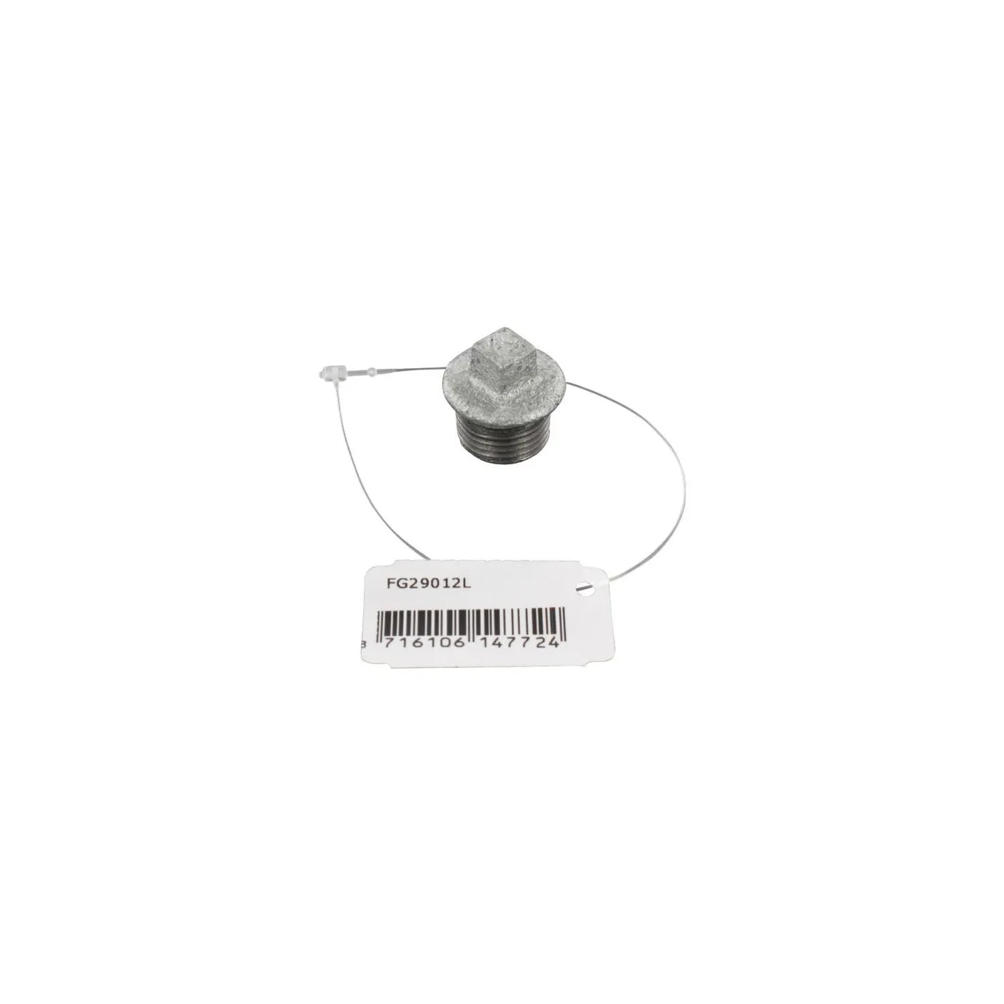 Plug zinc-plated outer 1/2  FG29012L AGRALV