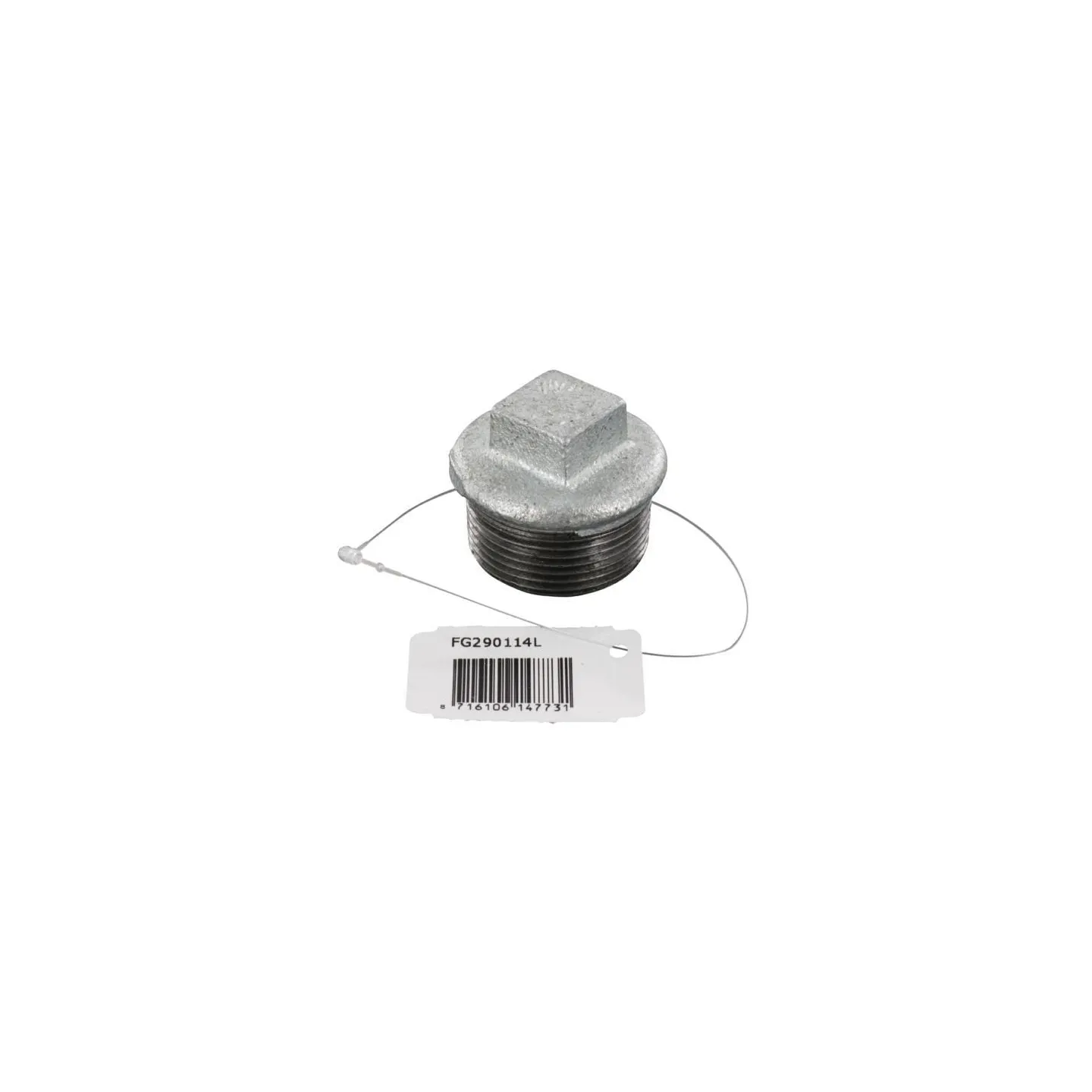 Plug zinc-plated outer 1 1/4  FG290114L AGRALV