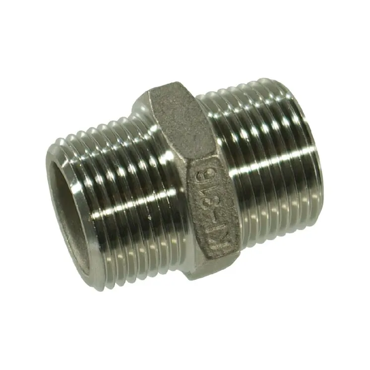 Nipelis S.S. 2xM 1/2 FG28012RVS AGRALV
