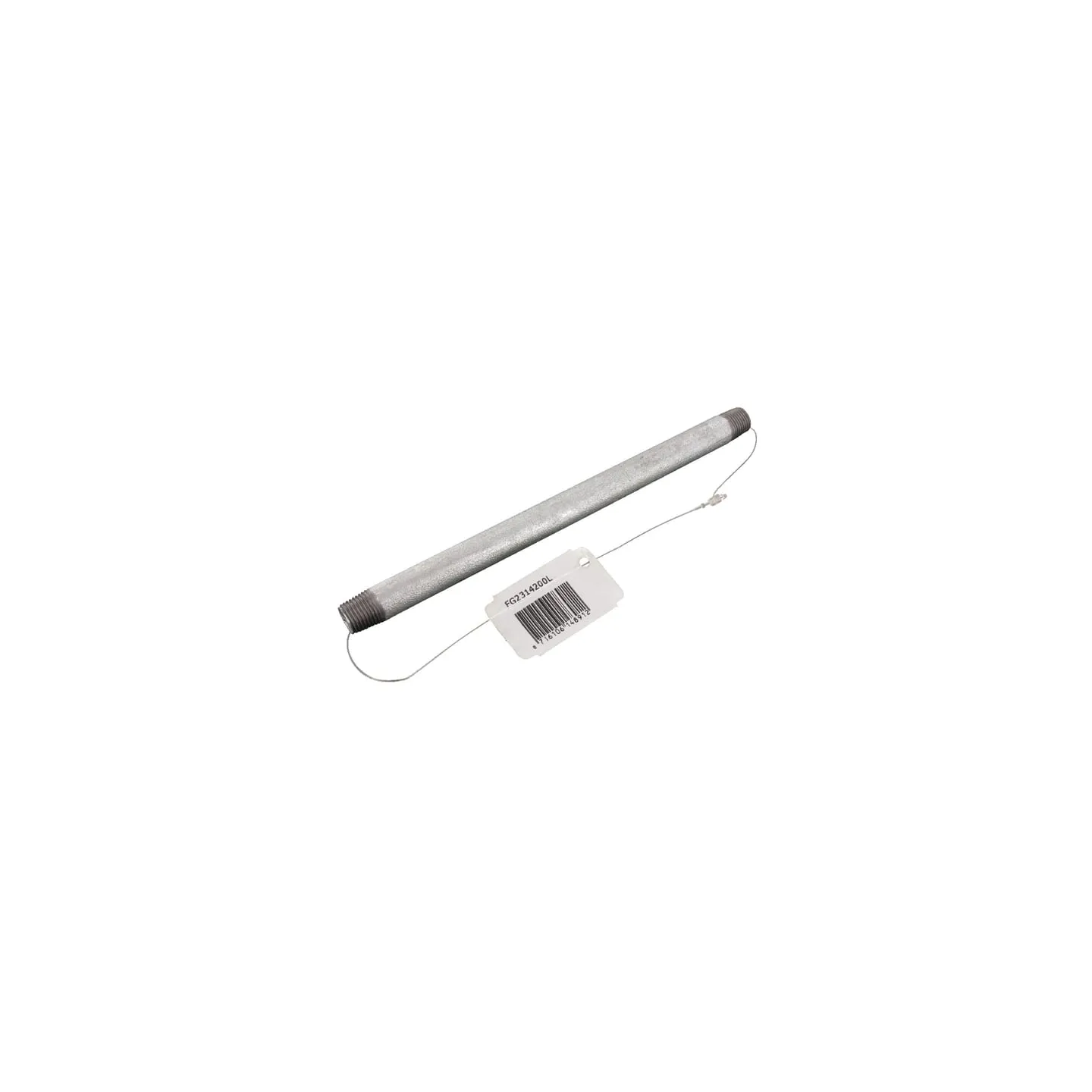 Caurules nipelis galv. 1/4x200mm FG2314200L AGRALV
