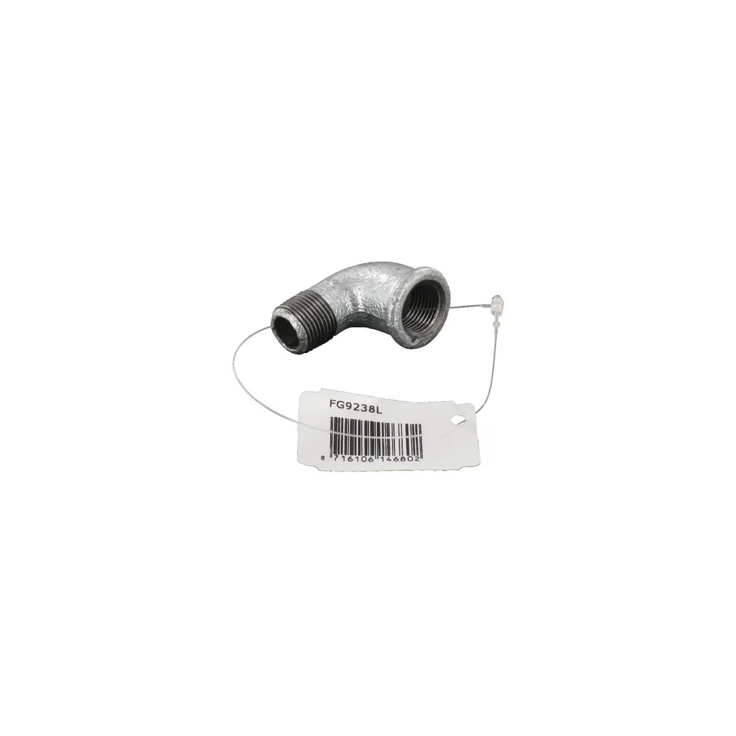 Elbow female/male zn. 3/8  FG9238L AGRALV
