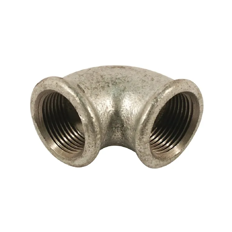 Elkonis 90° galv. f/f 1/4 FG9014 AGRALV