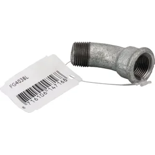 Bend 45Â° female/male zn. 3/8  FG4038L AGRALV