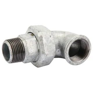 Coupling 90Â° galv. F/M 1  FG971 AGRALV
