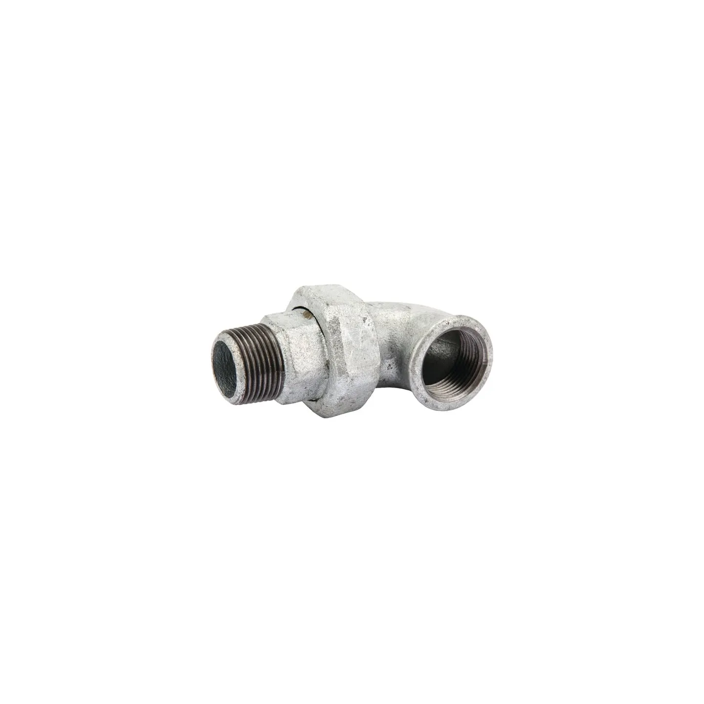 Coupling 90Â° galv. F/M 1  FG971 AGRALV