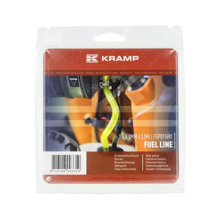 Fuel hose 1.5x3mm 3.8m  FGP011691 AGRALV