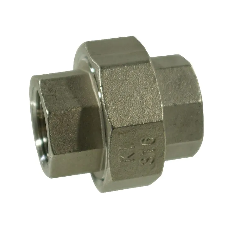 Coupling S.S. 2xF 1/4  FG34014RVS AGRALV