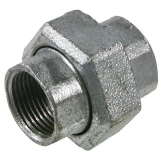 Coupler galvanized F/F 1/4  FG34014 AGRALV