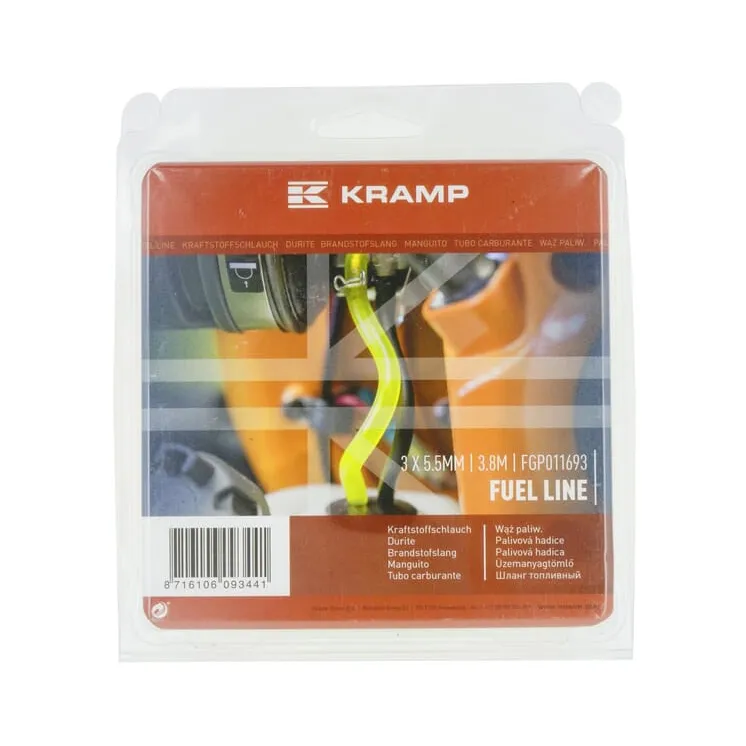 Fuel hose 3x5.5mm 3.8m  FGP011693 AGRALV 07264R