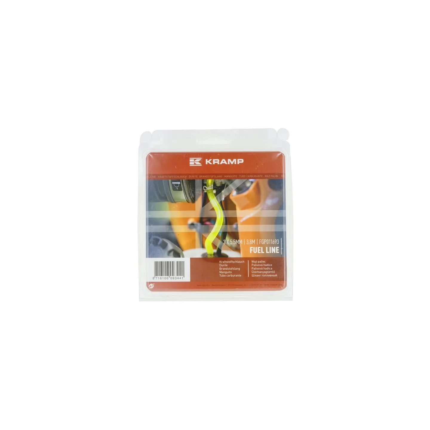 Fuel hose 3x5.5mm 3.8m  FGP011693 AGRALV 07264R