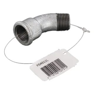 Bend 45Â° female/male zn. 1/2  FG4012L AGRALV