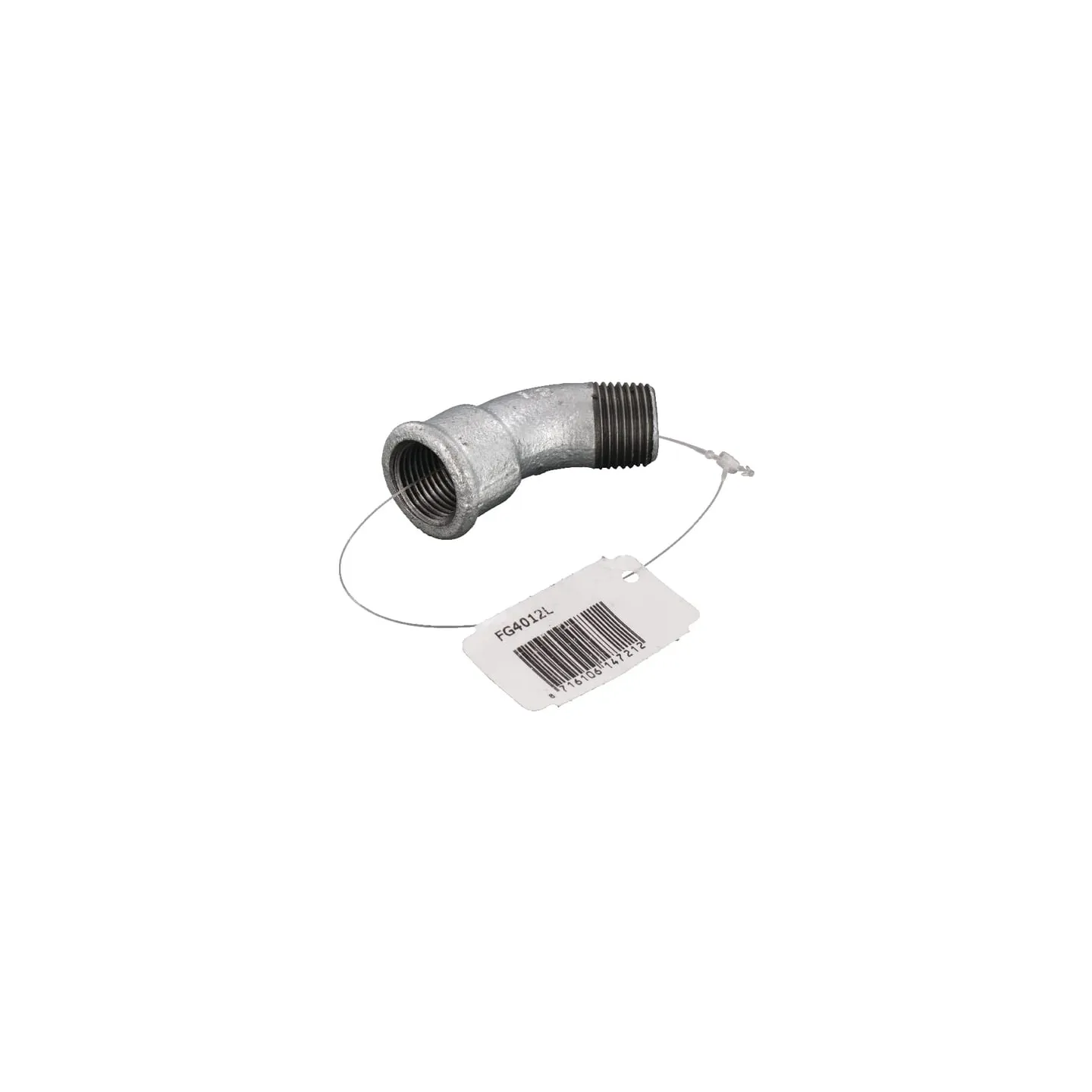 Bend 45Â° female/male zn. 1/2  FG4012L AGRALV