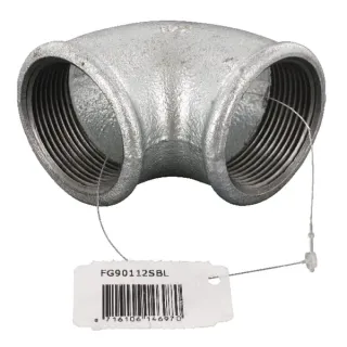 Elbow 90Â° female zn. 1 1/2  FG90112SBL AGRALV