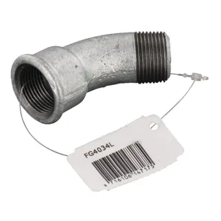 Bend 45Â° female/male zn. 3/4  FG4034L AGRALV