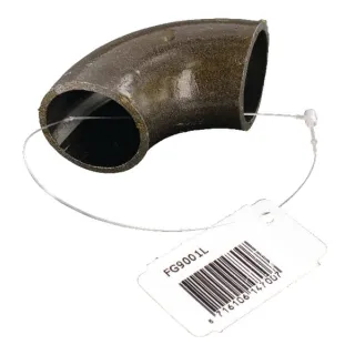 Uzmetināts līkums 90° blck. 1 FG9001L AGRALV