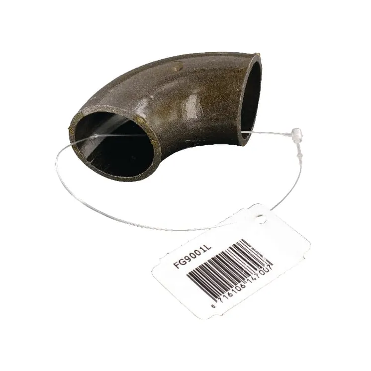 Weld-on bend 90Â° blck. 1  FG9001L AGRALV