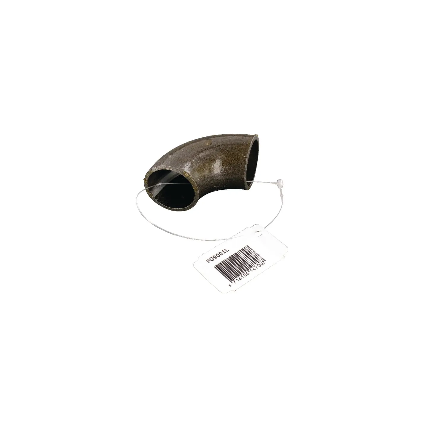 Uzmetināts līkums 90° blck. 1 FG9001L AGRALV