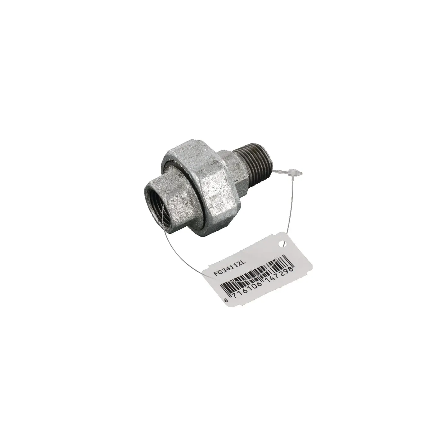 Coupling female/male zn. 1/2  FG34112L AGRALV