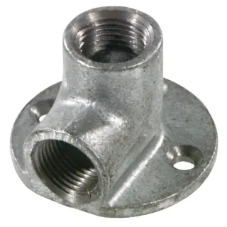 Wall plate 90Â° galvanized F/F 1/2  FG47112 AGRALV