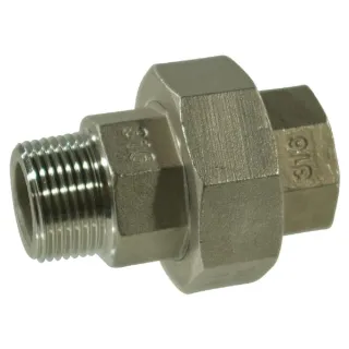 Coupling S.S. F/M 3/8  FG34138RVS AGRALV