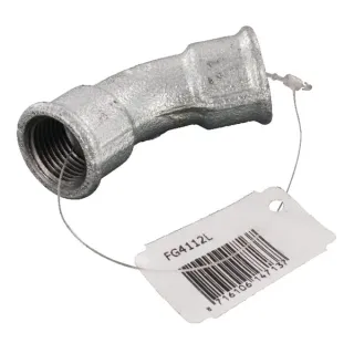 Elbow 45Â° galv. 2xF 1/2  FG4112L AGRALV