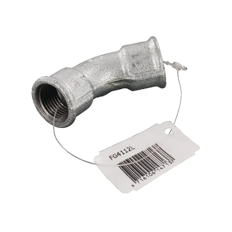 Elkonis 45° galv. 2xF 1/2 FG4112L AGRALV
